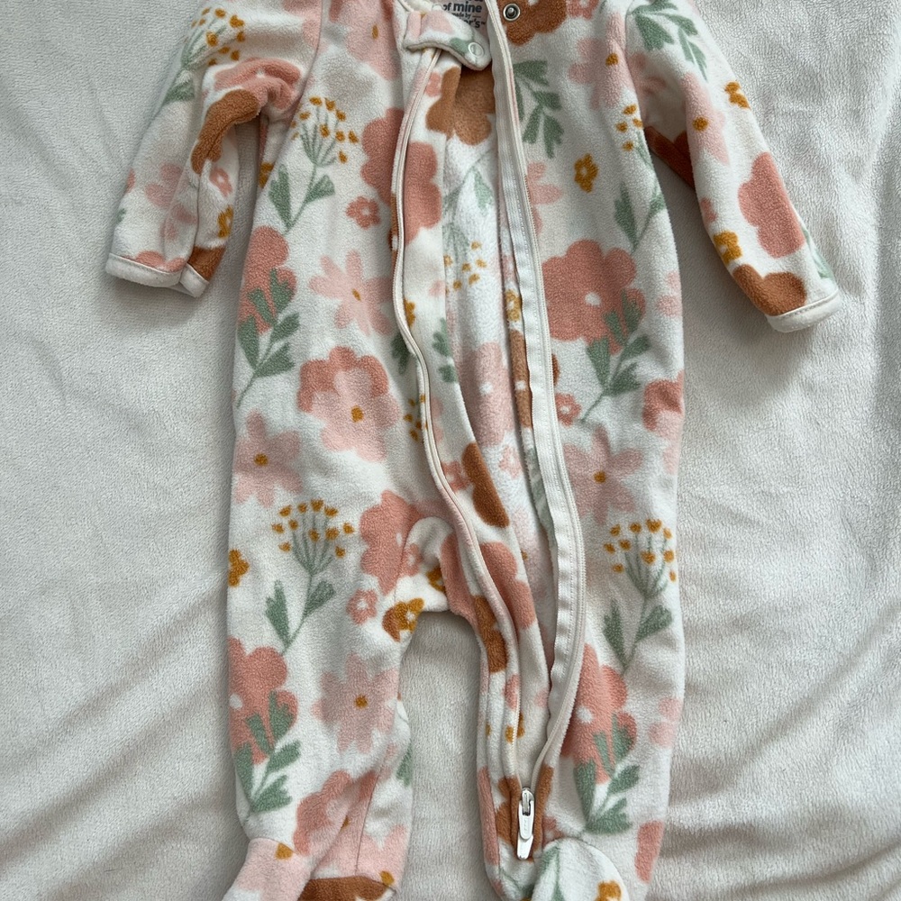 Footie Jammie’s floral